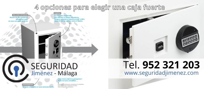 4 opciones para elegir caja fuerte en malaga desde seguridad jimenez