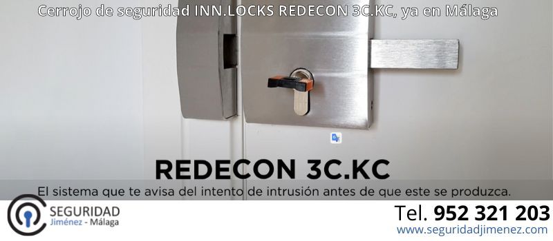 Cerrojo de seguridad INN.LOCKS REDECON 3CKC ya en malaga