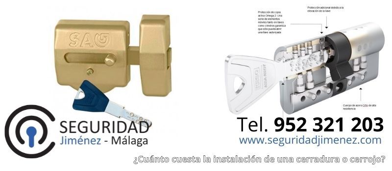 ¿Cuál es el precio de la instalación cerradura cerrojo en Málaga desde Seguridad Jiménez? ¿Cuál es el precio de la instalación cerradura cerrojo en Málaga desde Seguridad Jiménez?